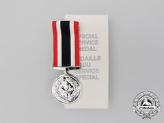 A Canadian Special Service Medal In Box