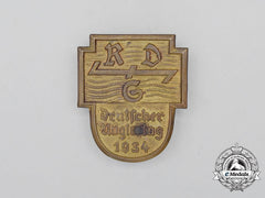 A 1934 “Day Of German Angler’s” Badge