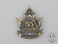 A First War 55Th Infantry Battalion "New Brunswick.p.e.i. Battalion" Cap Badge