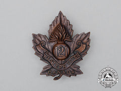 A First War 121St Infantry Battalion "Western Irish" Battalion Cap Badge