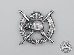 A Second War Italian Navy Battaglione Fulmine Ct (Lightning Battalion) Badge