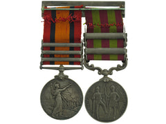 India Medal & Queen„¢¯S South Africa Medal Pair
