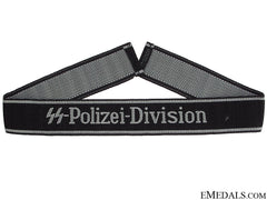 "Bevo" Waffen Ss Cufftitle "Ss-Polizei-Division"