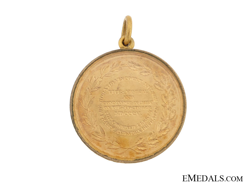 gold_naval_centenary_of_the_battle_of_trafalgar_medal,1805-1905_bmc118a