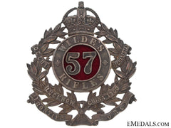 57Th Wildes Rifles Officers Pouch Badge