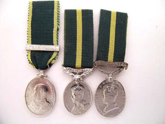 Miniature Efficiency Medals