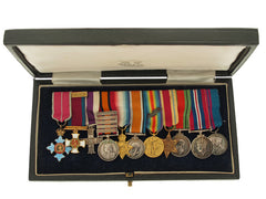 A Fine Group Of Eleven Miniature Dress Medals
