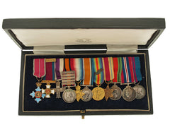 A Fine Group Of Eleven Miniature Dress Medals