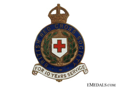 British Red Cross Society Ten Year Service Pin