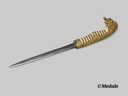 germany,_imperial._a_letter_opener,_with_lion_head_pommel_e_medals__g62633_3