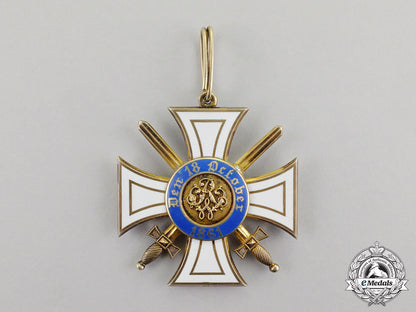 prussia._an_order_of_the_crown_with_swords,_type_ii,_by_wagner,_c.1914_c17-015