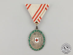 Austria. An Decoration Of The Red Cross, Silver Grade With War Decoration