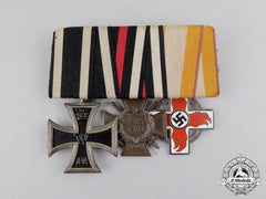 Germany. A Fire Service Decoration Medal Bar