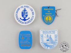 Germany. Four Post War Veteran’s Organization Badges