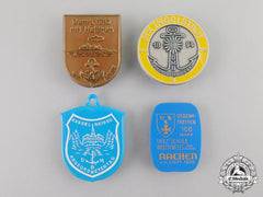 Germany. Four Post War Veteran’s Organization Badges