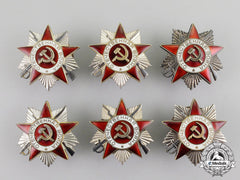 Russia, Soviet Union. A Lot Of Six Orders Of The Patriotic War, 2Nd Class, Type 3 (Post 1985)