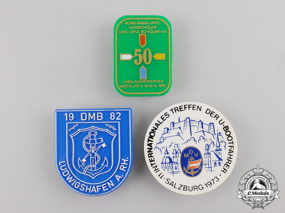 austria/_germany._three_post_war_veteran’s_organzation_badges_c17-3181