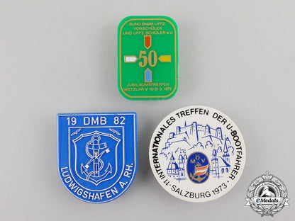 austria/_germany._three_post_war_veteran’s_organzation_badges_c17-3181
