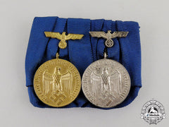 Germany. A Wehrmacht Heer (Army) Long Service Medal Pair