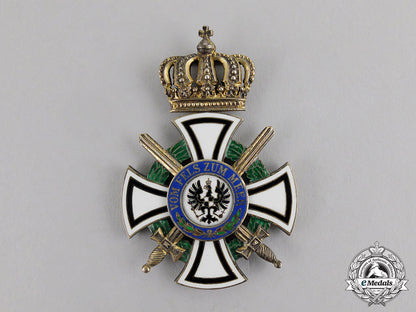 prussia._a_royal_houseorder_of_hohenzollern,_knight’s_cross_with_swords,_by_wagner_c17-3435