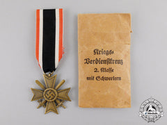 Germany. A Mint And Unissued War Merit Cross Second Class With Swords & Packet By K. Quenzer