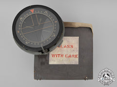 United Kingdom. A Royal Air Force P10 Aircraft Compass No. 29048 B In Its Wooden Case, Lancaster Bomber Type