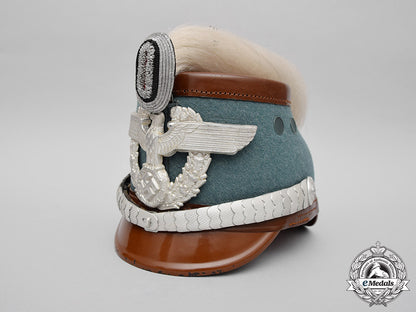 germany._an_auxiliary_police(_polizei)_officer's_tschako_with_parade_bush_c17-3814