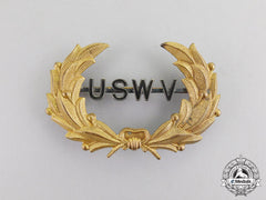 United States. A Spanish American War Veterans Cap Badge