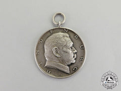 Germany, Weimar Republic. A Paul Von Hindenburg 80Th Birthday Medal