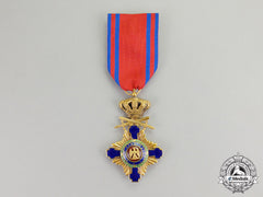 Romania, Kingdom. An Order Of The Star, Knight, Military Division, Type I (1877-1932)