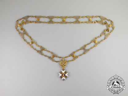 vatican,_city_state._an_order_of_saint_sylvester&_the_golden_militia,_livery_collar,_c.1895_c17-4784_2_1_1_1
