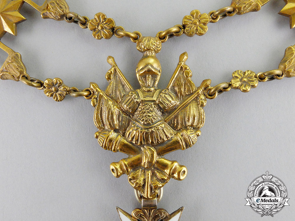 vatican,_city_state._an_order_of_saint_sylvester&_the_golden_militia,_livery_collar,_c.1895_c17-4786_2_1_1_1