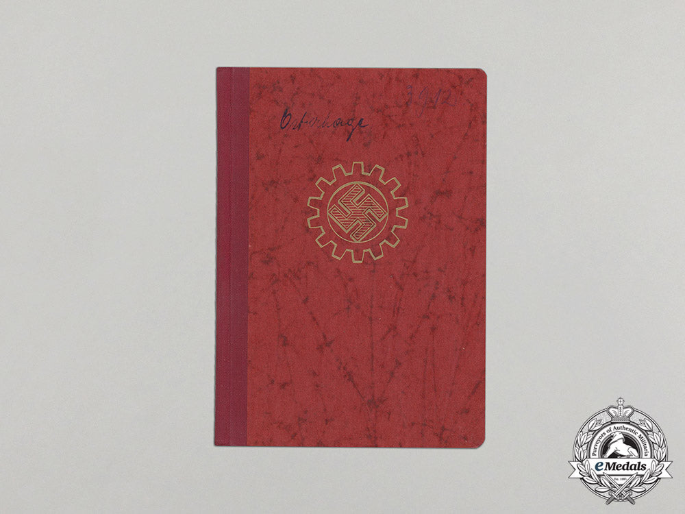 germany,_daf._labour_front_books_and_id_card_for_father_and_son_osterhage_c17-485_2