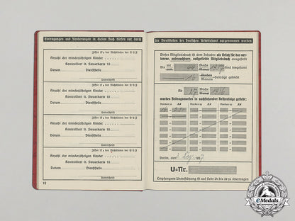 germany,_daf._labour_front_books_and_id_card_for_father_and_son_osterhage_c17-487_2