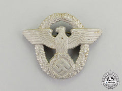A Mint And Unissued Second War German Police Cap Eagle