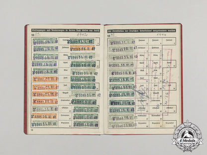 germany,_daf._labour_front_books_and_id_card_for_father_and_son_osterhage_c17-490_1