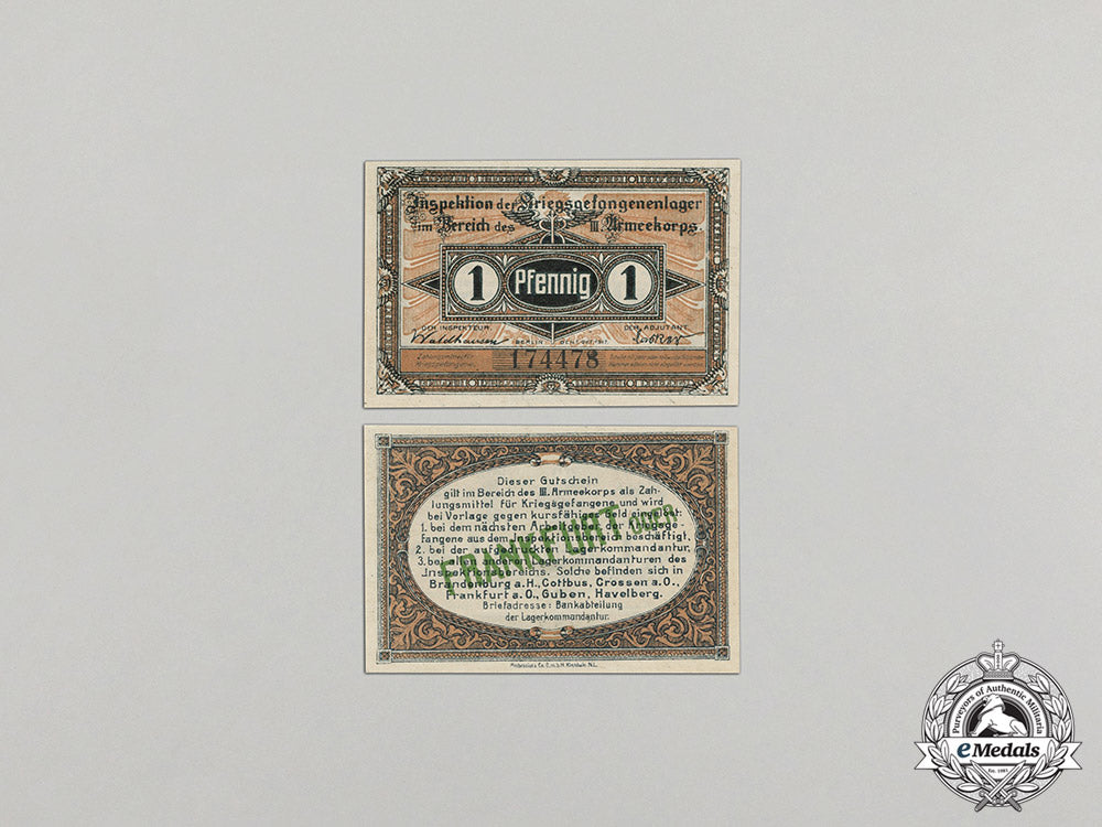 germany._eight_inspection_of_p.o.w.3_rd_army_corps_banknotes_for_prisoners_c17-502