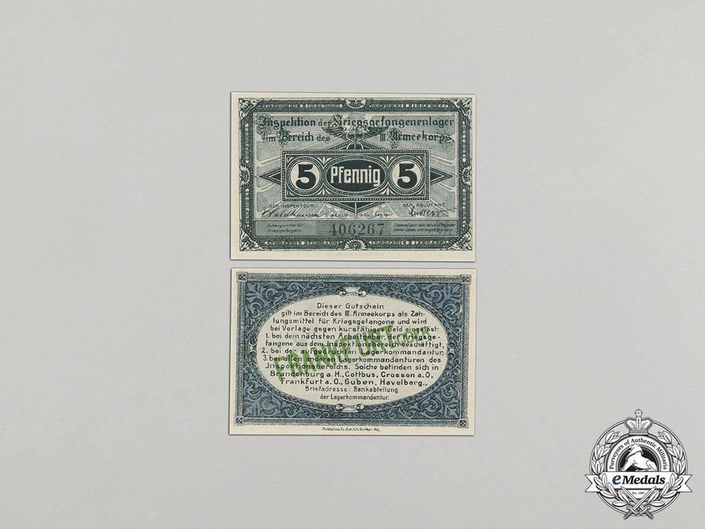 germany._eight_inspection_of_p.o.w.3_rd_army_corps_banknotes_for_prisoners_c17-503
