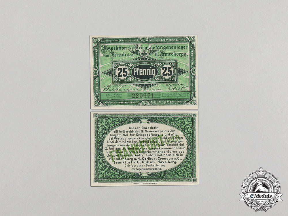 germany._eight_inspection_of_p.o.w.3_rd_army_corps_banknotes_for_prisoners_c17-505