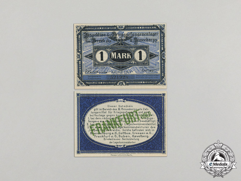 germany._eight_inspection_of_p.o.w.3_rd_army_corps_banknotes_for_prisoners_c17-507