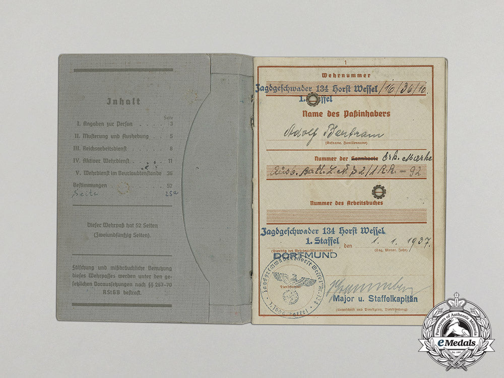 germany._a_wehrpaß&_luftwaffe_pilot’s_license_to_oberfeldwebel_adolf_bertram_c17-512_1