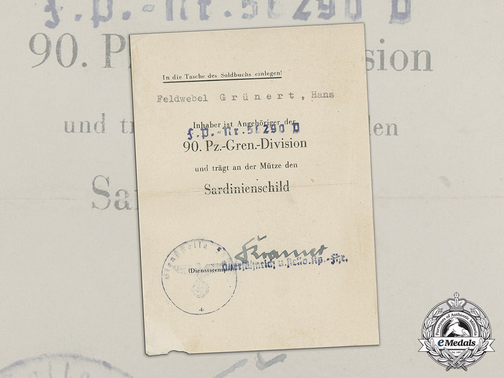 germany._a_rare_sardinia_shield_award_document_to_feldwebel_hans_grünert_c17-515_1