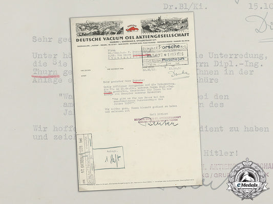 germany._a_letter_to_porsche_from_oil_company_concerning_american_cars,_c.1938_c17-5204