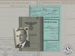 Germany. A Wehrpaß & Health Book To Obergefreiter Johann Fuchs, Wia In East