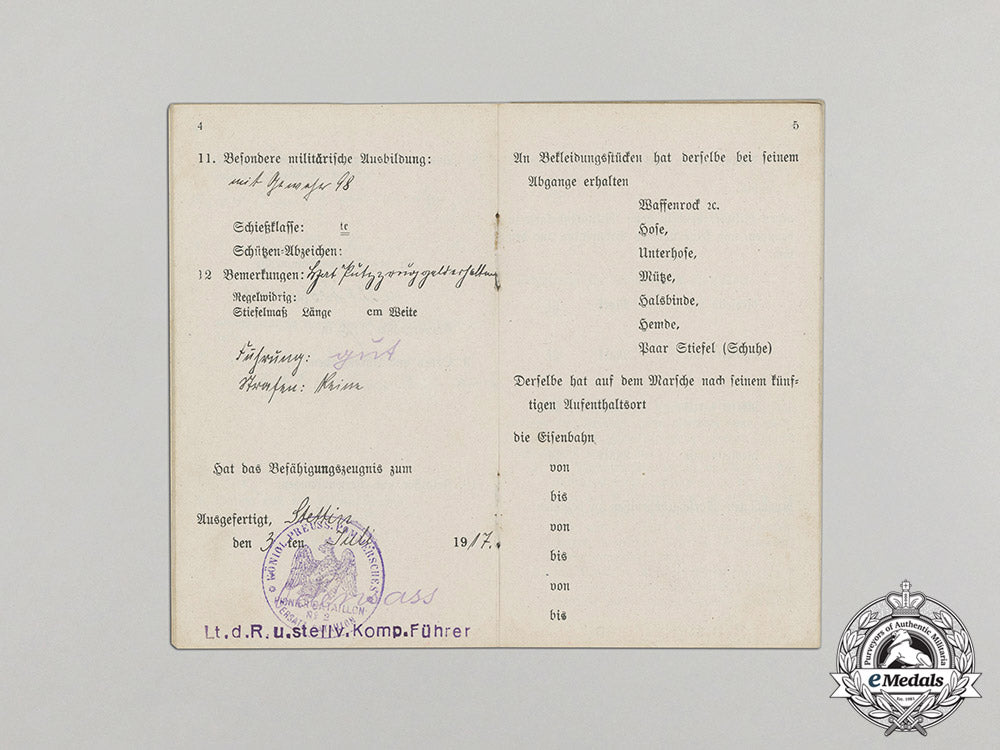 germany._a_prussian_military_id_to_sapper_nco_friedrich_krug(_ek2),_c.1914_c17-5338