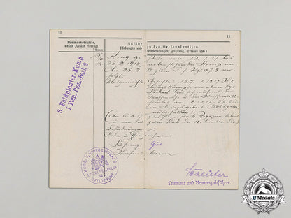 germany._a_prussian_military_id_to_sapper_nco_friedrich_krug(_ek2),_c.1914_c17-5340