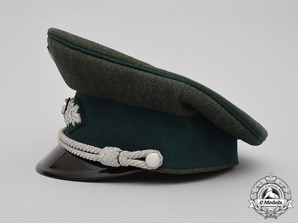 germany,_forestry._a_forestry_official’s_visor_cap,_by_deutsche_wertarbeit_c17-5557