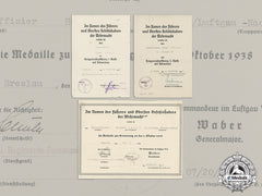 Germany. An Award Document Collection To Oberfeldwebel Pfuhl, 5./Ln.regt.38