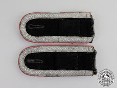 Germany. A Matching Pair Of Waffen-Ss Panzer Unterscharführer Rank Shoulder Straps