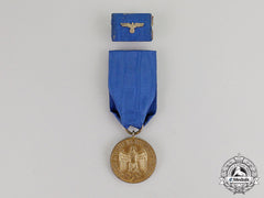 Germany. A Wehrmacht Heer 12 Year Long Service Medal & Ribbon Bar